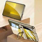 For Huawei Pura X GKK Folding Magnetic Hinge Phantom Phone Case with Ring Holder(Silver) - 3