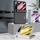 For Huawei Pura X GKK Integrated Magnetic Folding Hinge Full Cover Phone Case(Silver) - 2