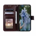For Sony Xperia 1 VII Totem Flower Embossed Leather Phone Case with Lanyard(Brown) - 3
