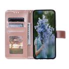 For Sony Xperia 1 VII Totem Flower Embossed Leather Phone Case with Lanyard(Rose Gold) - 3