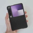 For Huawei Pura X Carbon Fiber 1500D Fine Grain Phone Case(Black) - 2