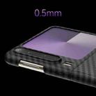 For Huawei Pura X Carbon Fiber 1500D Fine Grain Phone Case(Black) - 3