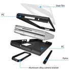 For Samsung Galaxy Z Fold3 5G Integrated Skin Feel Lens Folding Holder Pen Slot Shockproof Phone Case with Pen(Black) - 3