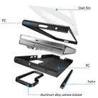 For Samsung Galaxy Z Fold6 5G Integrated Skin Feel Lens Folding Holder Pen Slot Shockproof Phone Case with Pen(Black) - 3