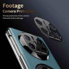 For Huawei Mate X6 Metal Folding Holder Hinge MagSafe Leather Shockproof Phone Case(Green) - 3