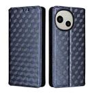For Sharp Aquos R10 / R9 Cubic Grid Texture Flip Leather Phone Case(Blue) - 2