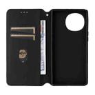 For Sharp Aquos R10 / R9 Cubic Grid Texture Flip Leather Phone Case(Silver) - 3