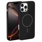 For iPhone 16 Pro Max Thin Circle PC Injection MagSafe Phone Case(Black) - 2