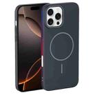 For iPhone 16 Pro Thin Circle PC Injection MagSafe Phone Case(Carbon Grey) - 2