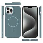 For iPhone 15 Pro Max Thin Circle PC Injection MagSafe Phone Case(Ocean Blue) - 3