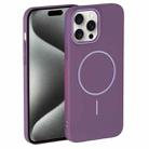 For iPhone 15 Pro Max Thin Circle PC Injection MagSafe Phone Case(Sunset Purple) - 2