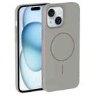 For iPhone 15 Plus Thin Circle PC Injection MagSafe Phone Case(Titanium Gray) - 2
