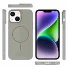 For iPhone 14 Plus Thin Circle PC Injection MagSafe Phone Case(Titanium Gray) - 3
