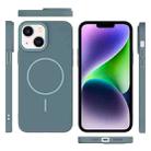 For iPhone 14 Plus Thin Circle PC Injection MagSafe Phone Case(Ocean Blue) - 3