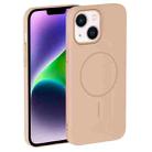 For iPhone 14 Thin Circle PC Injection MagSafe Phone Case(Desert Gold) - 2