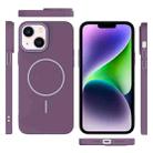 For iPhone 14 Thin Circle PC Injection MagSafe Phone Case(Sunset Purple) - 3