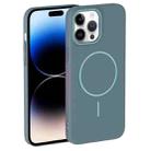 For iPhone 14 Pro Max Thin Circle PC Injection MagSafe Phone Case(Ocean Blue) - 2