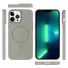For iPhone 13 Pro Max Thin Circle PC Injection MagSafe Phone Case(Titanium Gray) - 3