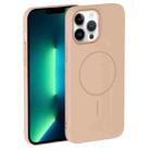 For iPhone 13 Pro Max Thin Circle PC Injection MagSafe Phone Case(Desert Gold) - 2