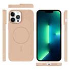 For iPhone 13 Pro Max Thin Circle PC Injection MagSafe Phone Case(Desert Gold) - 3