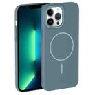 For iPhone 13 Pro Max Thin Circle PC Injection MagSafe Phone Case(Ocean Blue) - 2