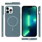For iPhone 13 Pro Max Thin Circle PC Injection MagSafe Phone Case(Ocean Blue) - 3