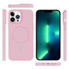 For iPhone 13 Pro Max Thin Circle PC Injection MagSafe Phone Case(Cherry Pink) - 3