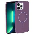 For iPhone 13 Pro Max Thin Circle PC Injection MagSafe Phone Case(Sunset Purple) - 2