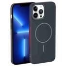 For iPhone 13 Pro Thin Circle PC Injection MagSafe Phone Case(Carbon Grey) - 2