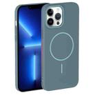 For iPhone 13 Pro Thin Circle PC Injection MagSafe Phone Case(Ocean Blue) - 2