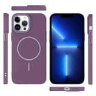 For iPhone 13 Pro Thin Circle PC Injection MagSafe Phone Case(Sunset Purple) - 3