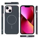 For iPhone 13 Thin Circle PC Injection MagSafe Phone Case(Carbon Grey) - 3