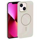 For iPhone 13 Thin Circle PC Injection MagSafe Phone Case(Rock Beige) - 2