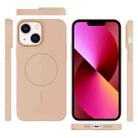For iPhone 13 Thin Circle PC Injection MagSafe Phone Case(Desert Gold) - 3