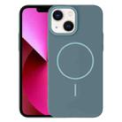 For iPhone 13 Thin Circle PC Injection MagSafe Phone Case(Ocean Blue) - 1
