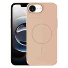 For iPhone 16e Thin Circle PC Injection MagSafe Phone Case(Desert Gold) - 1