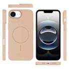 For iPhone 16e Thin Circle PC Injection MagSafe Phone Case(Desert Gold) - 3