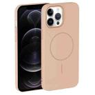 For iPhone 12 Pro Thin Circle PC Injection MagSafe Phone Case(Desert Gold) - 2