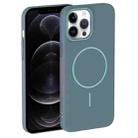 For iPhone 12 Pro Thin Circle PC Injection MagSafe Phone Case(Ocean Blue) - 2