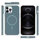 For iPhone 12 Pro Thin Circle PC Injection MagSafe Phone Case(Ocean Blue) - 3