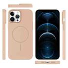 For iPhone 12 Pro Max Thin Circle PC Injection MagSafe Phone Case(Desert Gold) - 3