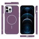 For iPhone 12 Pro Max Thin Circle PC Injection MagSafe Phone Case(Sunset Purple) - 3