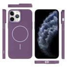 For iPhone 11 Pro Max Thin Circle PC Injection MagSafe Phone Case(Sunset Purple) - 3