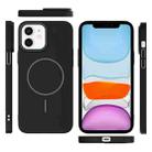 For iPhone 11 Thin Circle PC Injection MagSafe Phone Case(Black) - 3