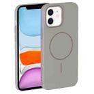 For iPhone 11 Thin Circle PC Injection MagSafe Phone Case(Titanium Gray) - 2
