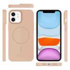 For iPhone 11 Thin Circle PC Injection MagSafe Phone Case(Desert Gold) - 3