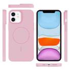For iPhone 11 Thin Circle PC Injection MagSafe Phone Case(Cherry Pink) - 3