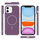 For iPhone 11 Thin Circle PC Injection MagSafe Phone Case(Sunset Purple) - 3