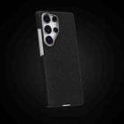 For Samsung Galaxy S25 Ultra 5G 600D Fine Grain Series Carbon Fiber MagSafe Phone Case(Black) - 2