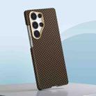 For Samsung Galaxy S25 Ultra 5G Metal Frame Nanofiber MagSafe Magnetic Phone Case(Gold) - 2